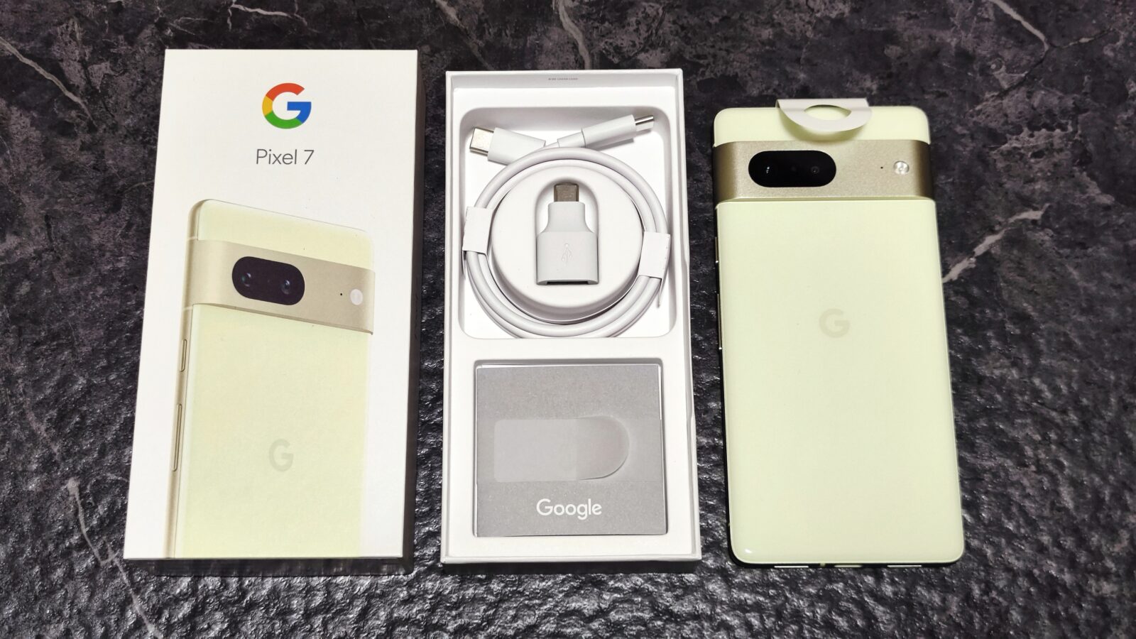 Google Pixel 7 内容物