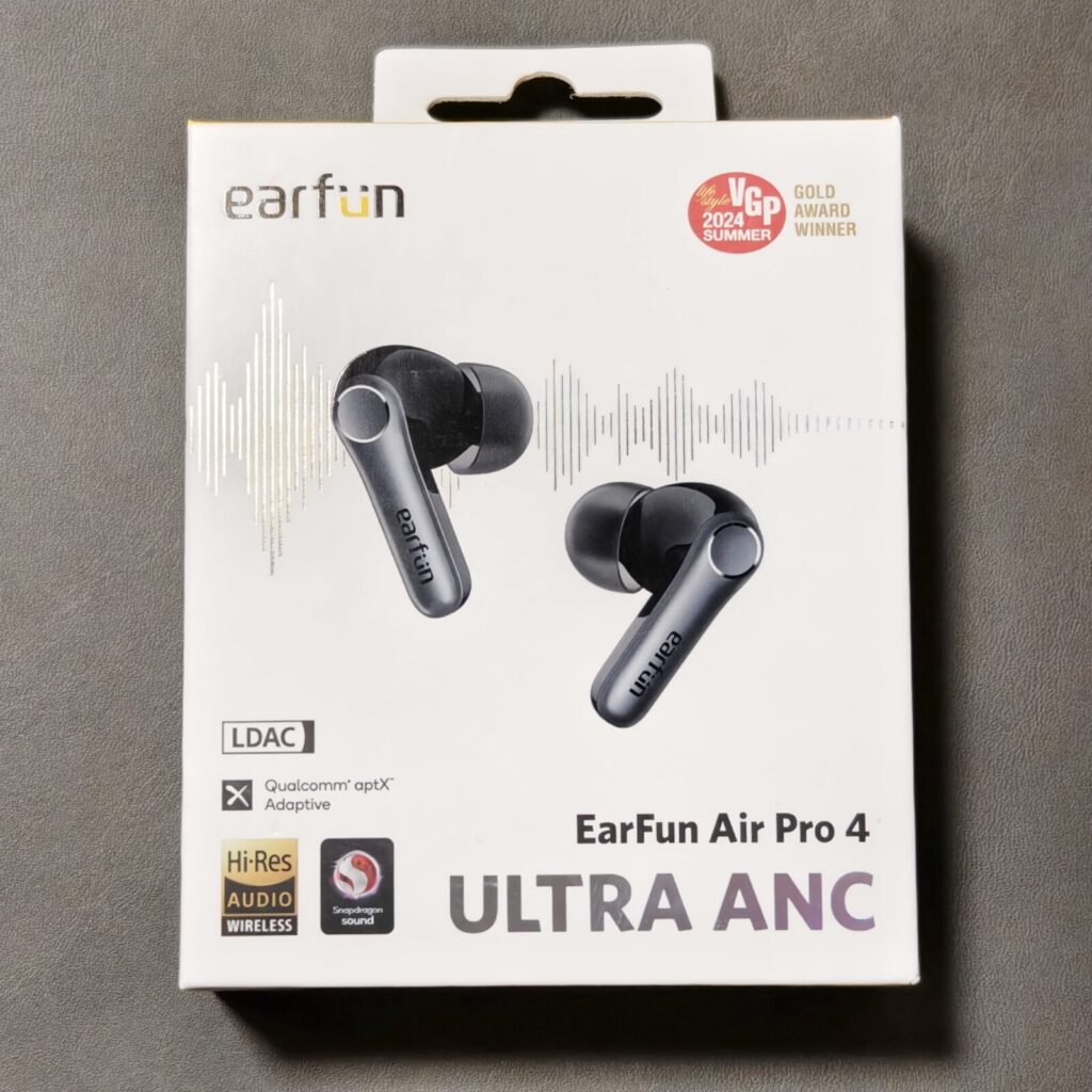 EarFun Air Pro 4 パッケージ