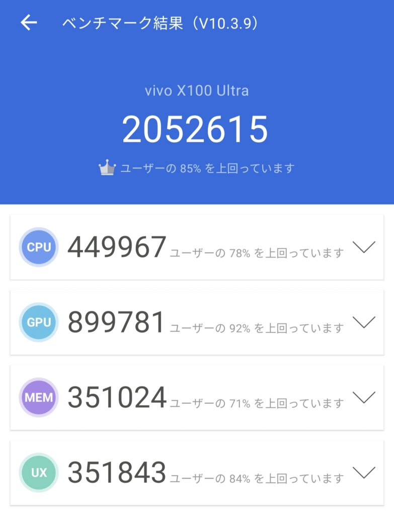 vivo X100 Ultra AnTuTu