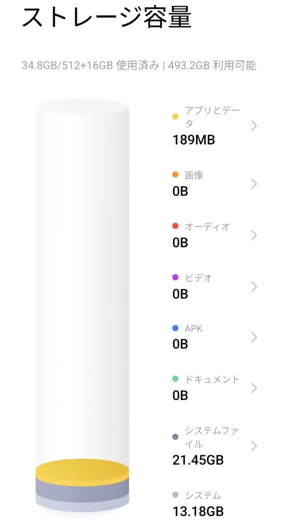 Xiaomi 15 Ultra ストレージ