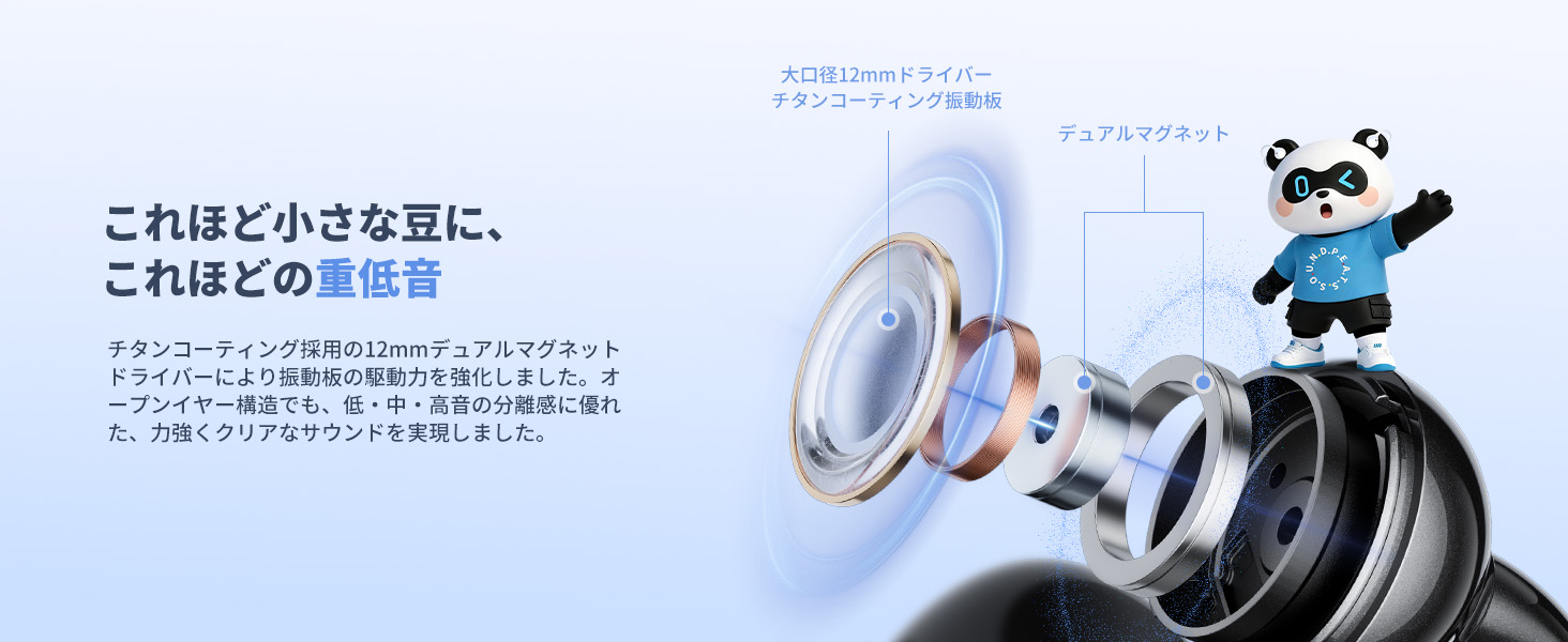 SOUNDPEATS(サウンドピーツ) UU2イヤーカフ